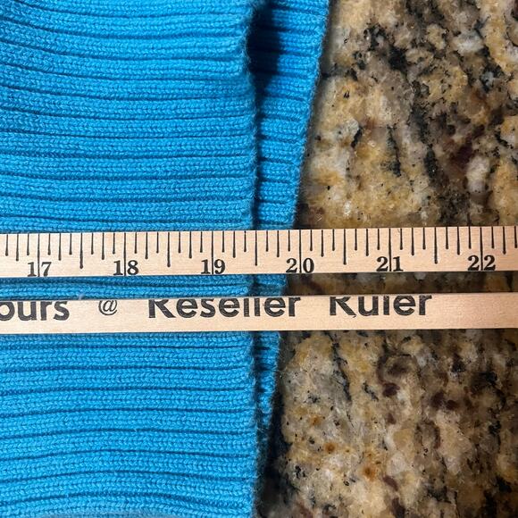 Vintage Old Navy Girls Large 10-12 Colorful Long Sleeve Y2K V Neck Sweater - Picture 5 of 6